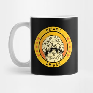 Briard Dog Portrait Mug